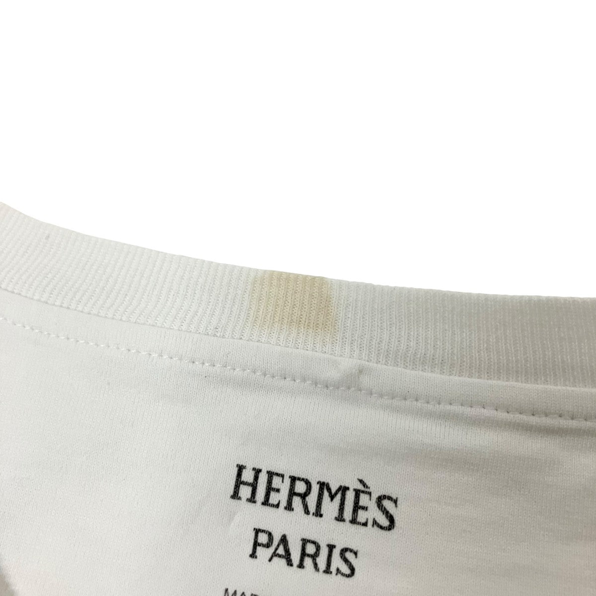 HERMES カルトゥッシュ半袖ワンピース3E4508DL 古着・中古-4枚目のアイテム画像