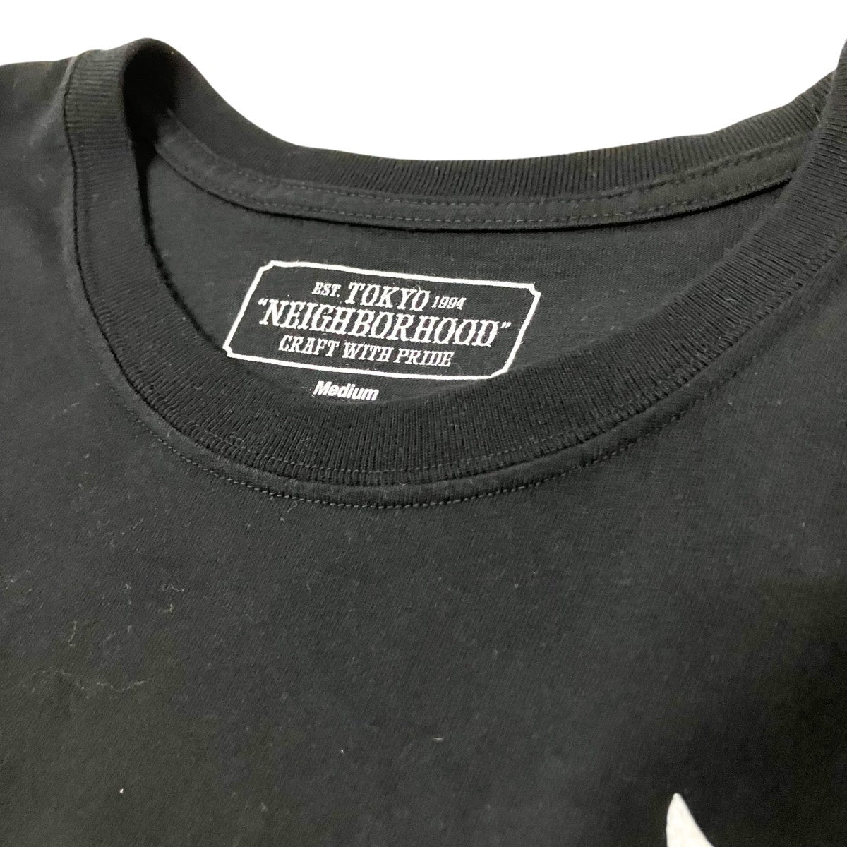 NEIGHBORHOOD×RATS TOKYO ROUGH RIDERS T半袖Tシャツ ブラック サイズ