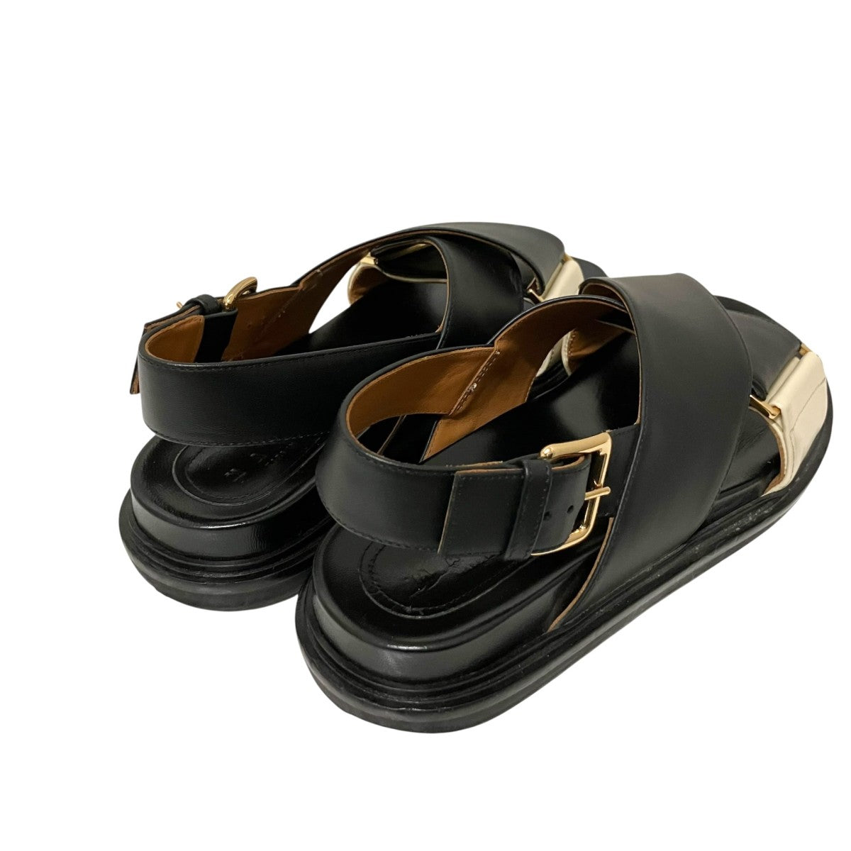 MARNI レザー クリスクロスサンダル 古着・中古-7枚目のアイテム画像