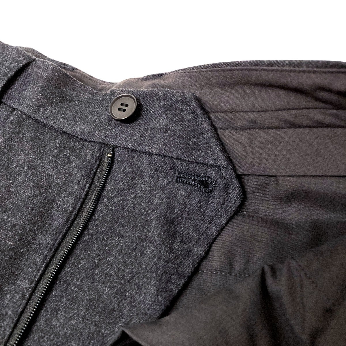 SATURDAYS SURF NYC WOOL SAXONY 2TUCK SLACKSスラックスパンツBTS 64030 B 古着・中古-4枚目のアイテム画像