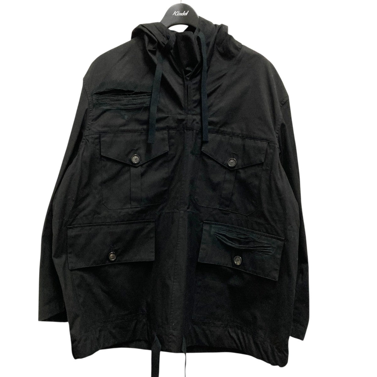 TAKAHIROMIYASHITA TheSoloIst． 24SSback gusset sleeve military anorak jacketアノラックパーカーsj 0009aSS24 古着・中古-1枚目のアイテム画像