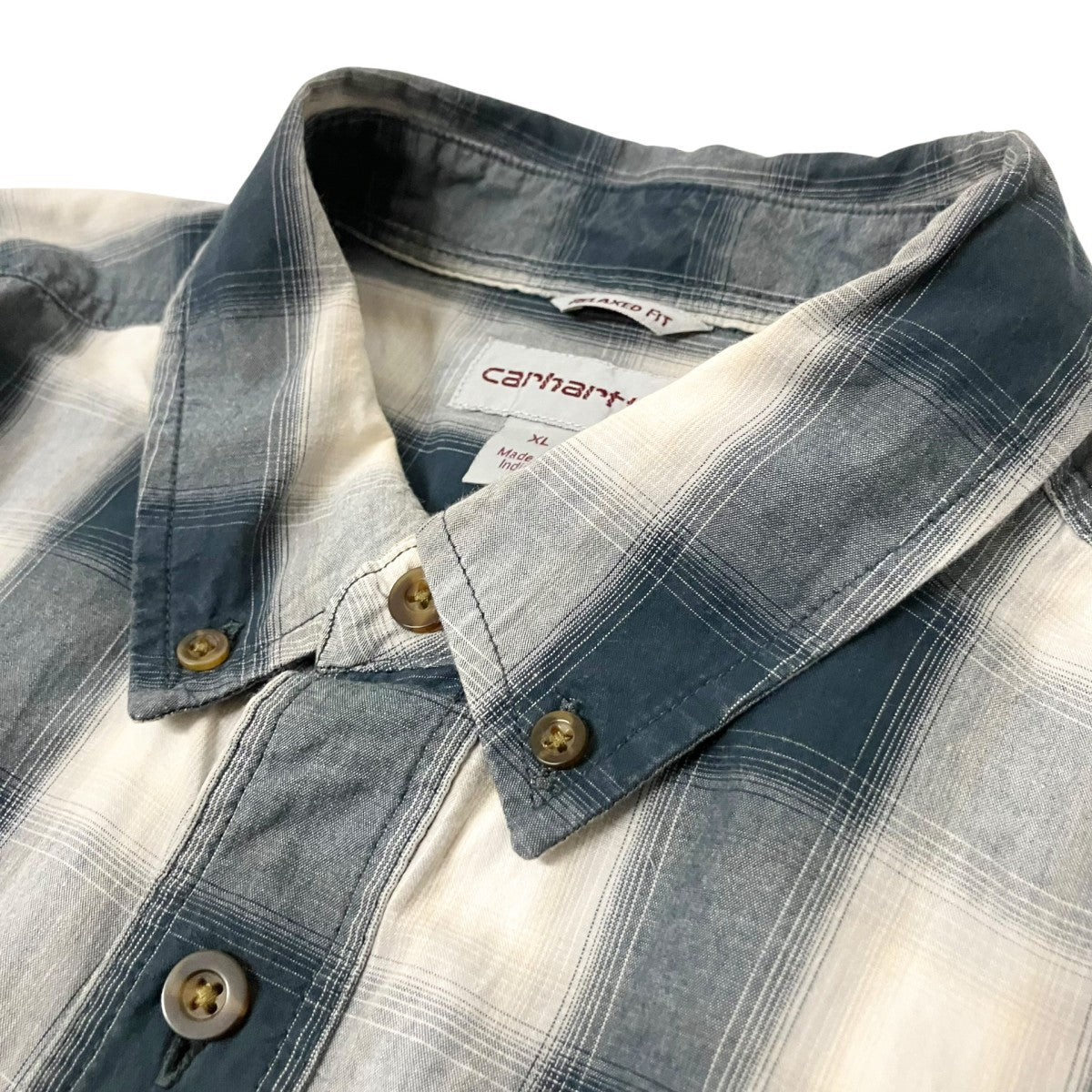 RELAXED FITチェックシャツ103550 973