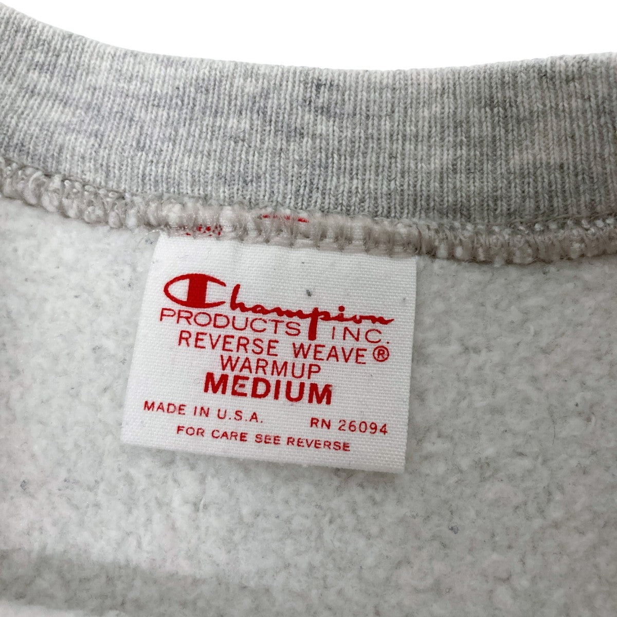 Champion REVERSE WEAVE プルオーバースウェットC5 U001 古着・中古-4枚目のアイテム画像