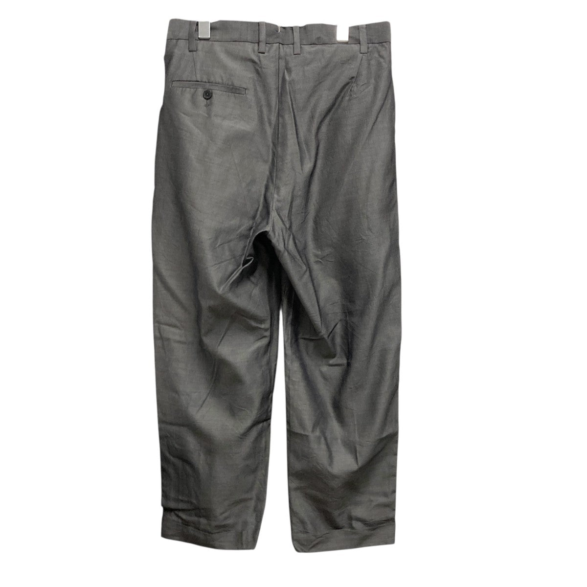 TOMORROW LAND(トゥモローランド) ウールシルク 2プリーツパンツ63 04