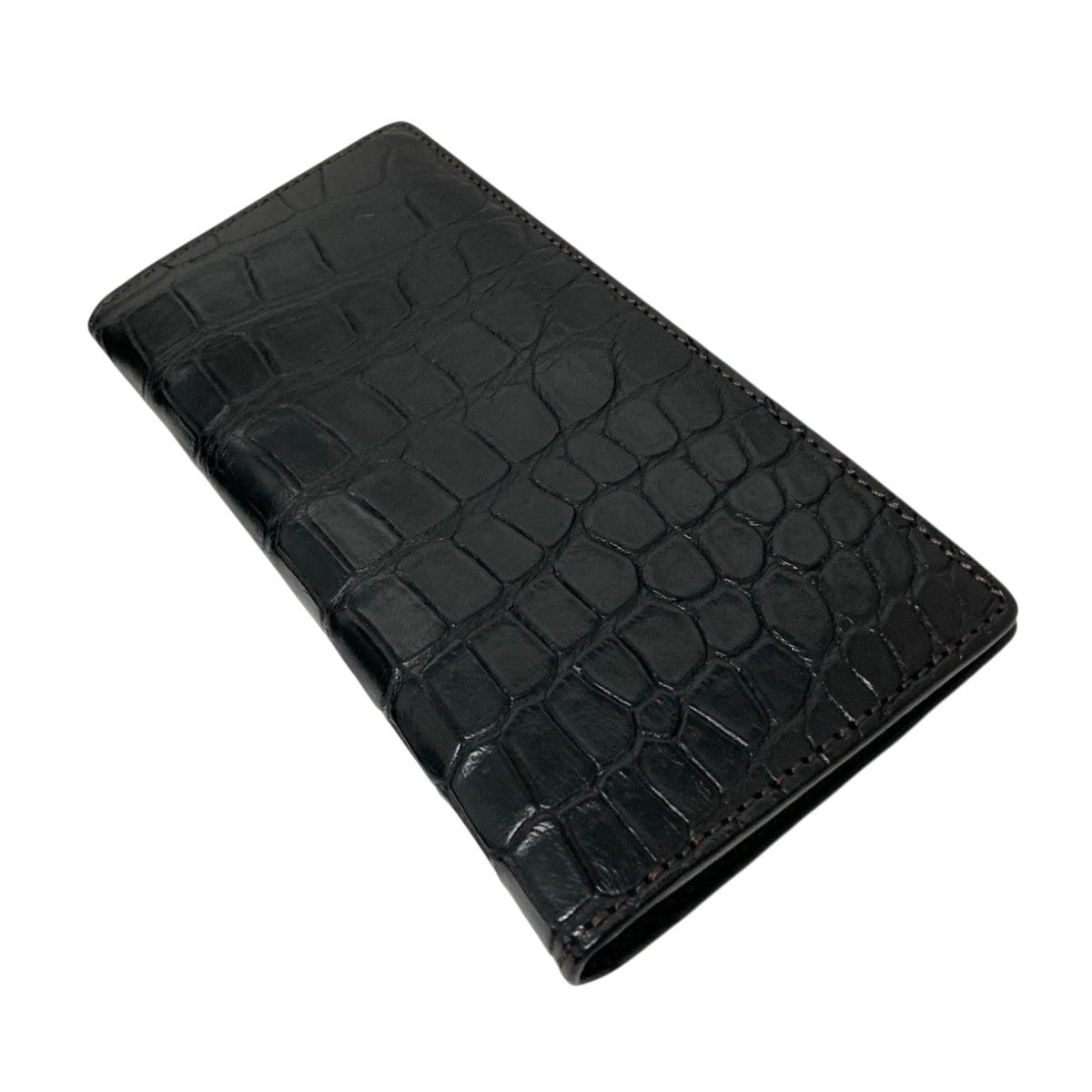 WILDSWANS(ワイルドヅワンジ) KOHRINクロコダイル長財布 ブラック