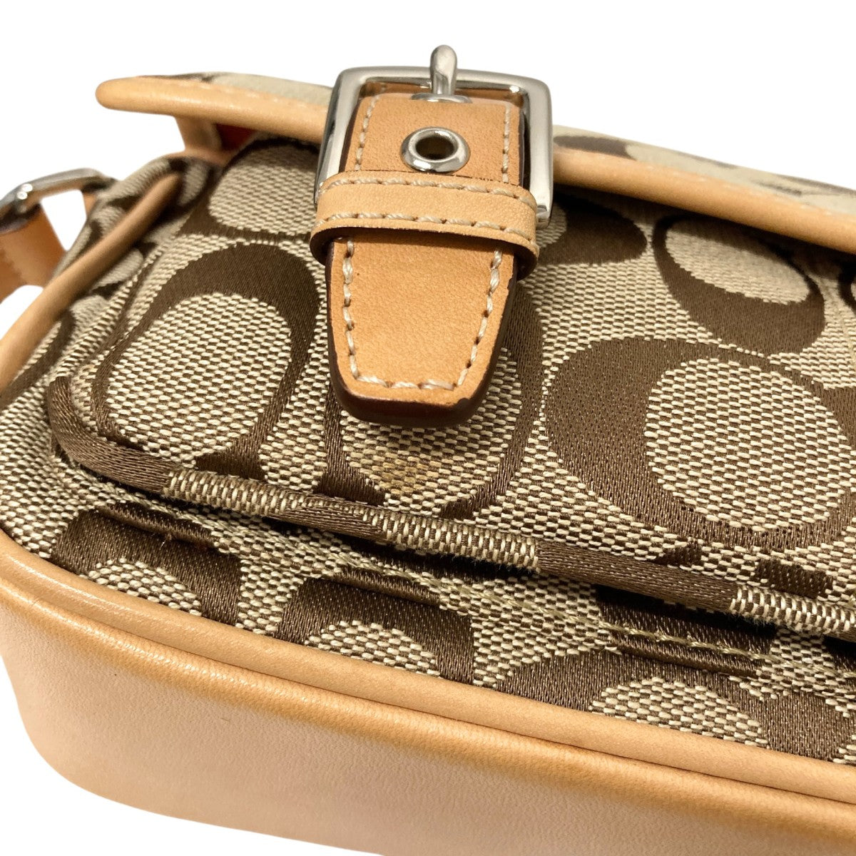 COACH(コーチ) シグネチャーショルダーバッグ6844 6844 ベージュ