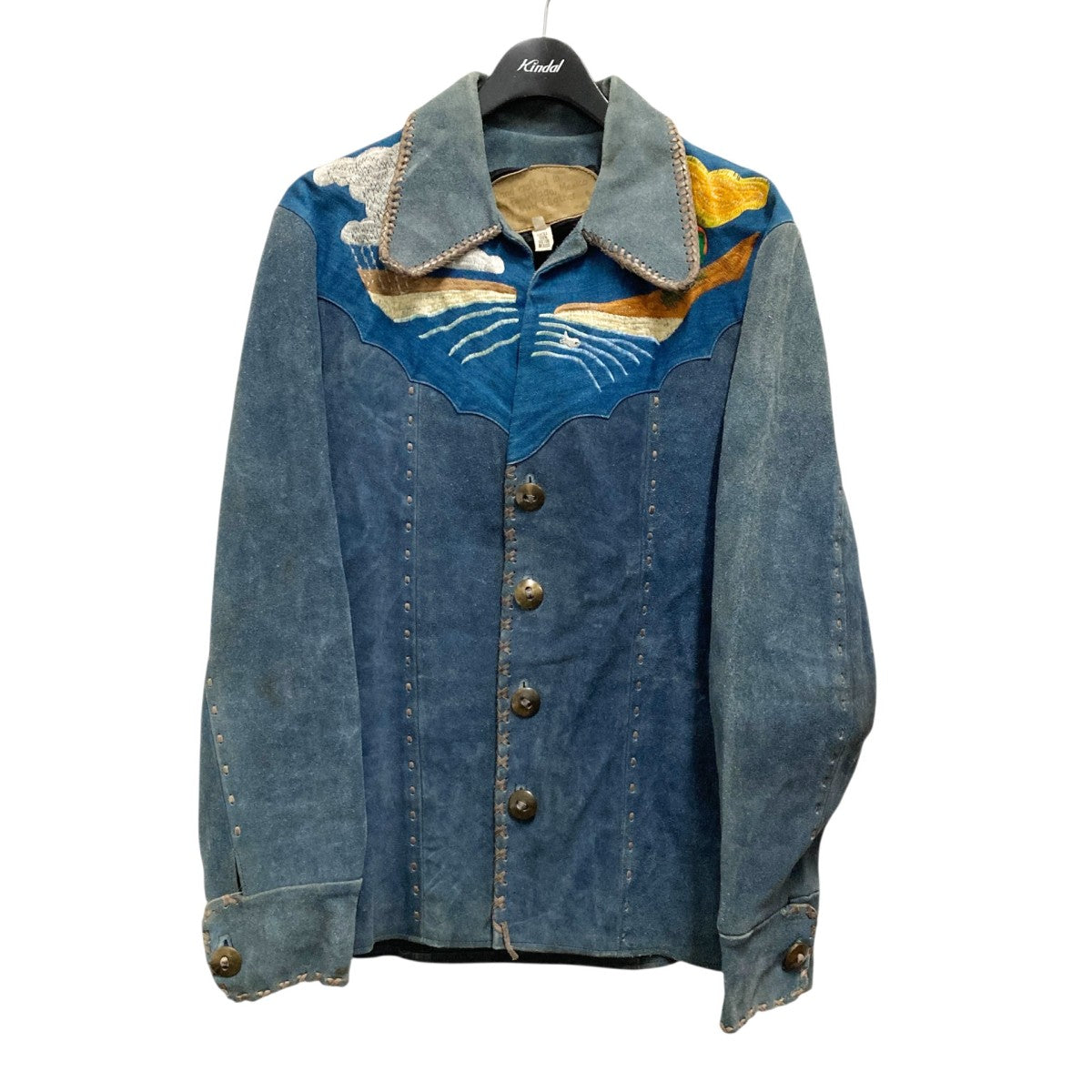 M+H 70sHand Made Jacketスウェードジャケット 古着・中古-1枚目のアイテム画像