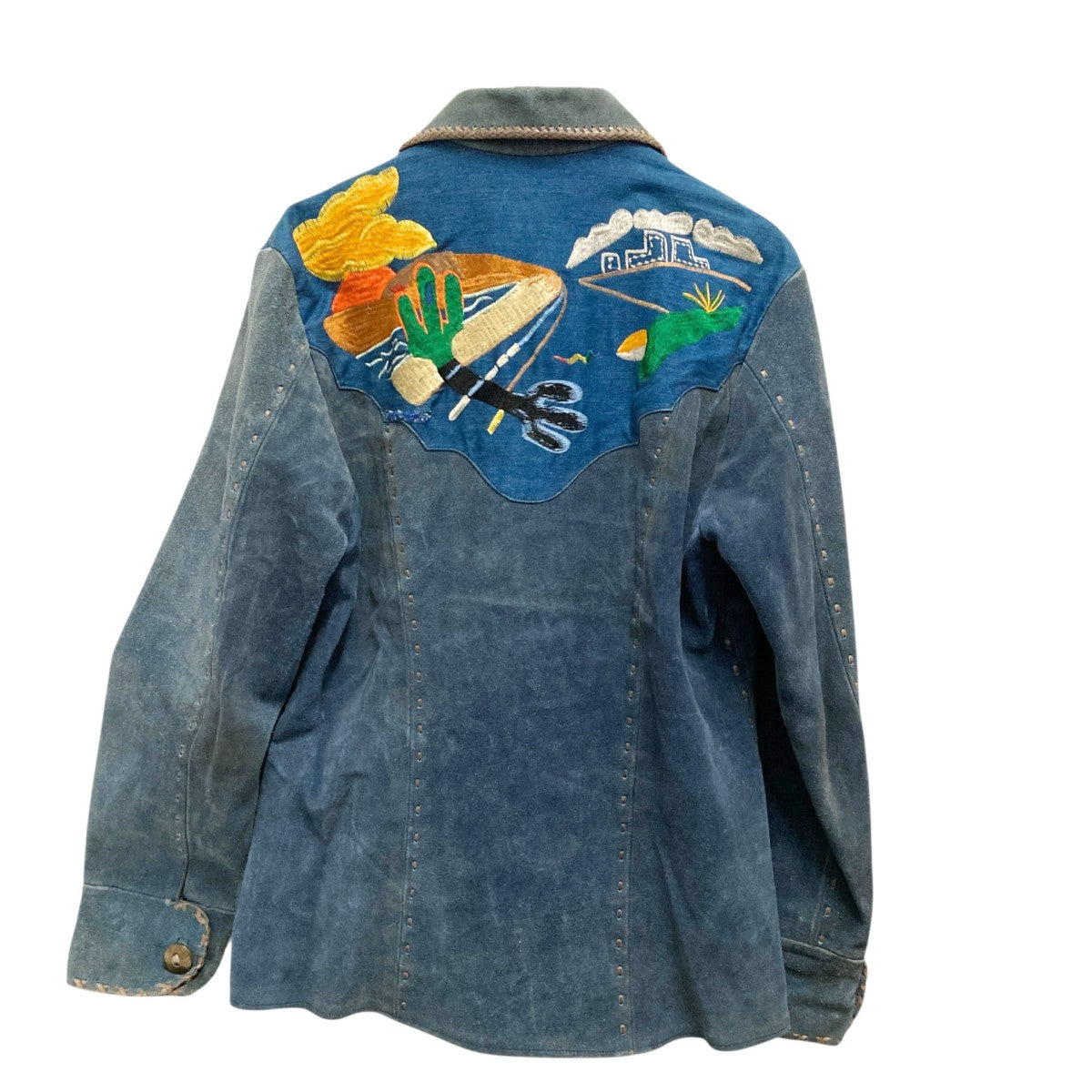 M+H 70sHand Made Jacketスウェードジャケット 古着・中古-2枚目のアイテム画像
