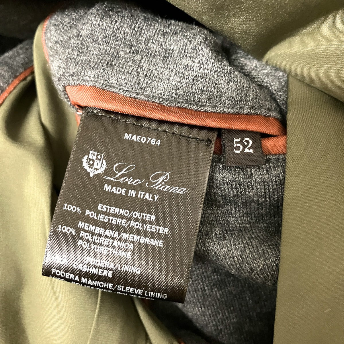 LORO PIANA WindmateトラベラージャケットFAI1437 古着・中古-6枚目のアイテム画像