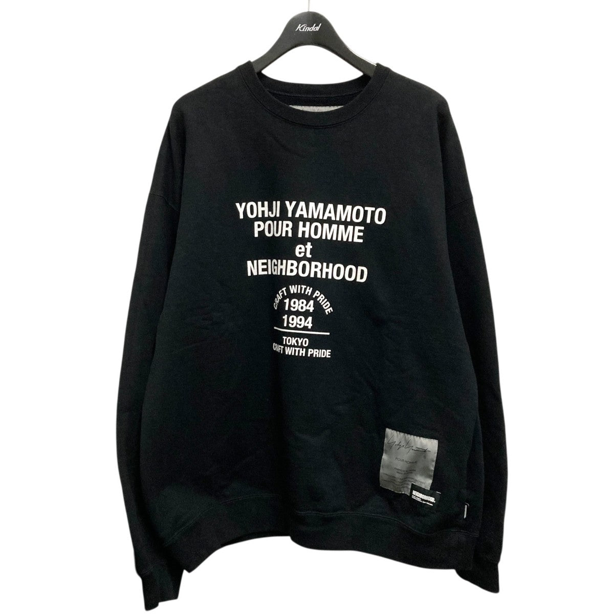 Yohji Yamamoto pour homme×NEIGHBORHOOD プリントスウェットHP T88 995 古着・中古-1枚目のアイテム画像