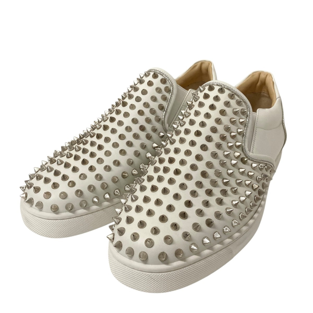 Christian Louboutin スタッズスリッポンシューズ 古着・中古-1枚目のアイテム画像