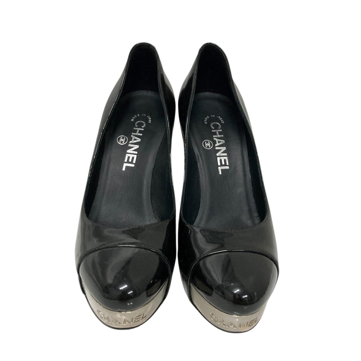 CHANEL パテントレザーパンプスA G27049 古着・中古-2枚目のアイテム画像