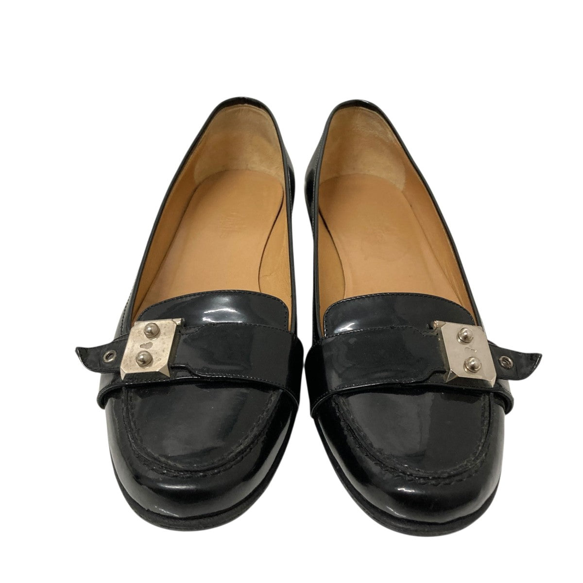 HERMES メタルバックルローファー 古着・中古-2枚目のアイテム画像