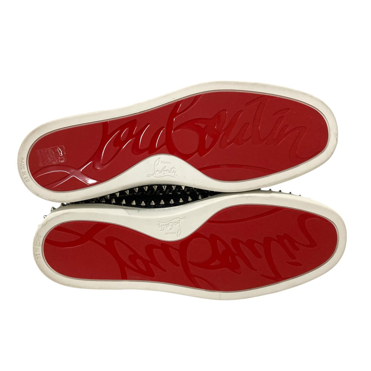 Christian Louboutin パイソンスタッズスリッポン 古着・中古-10枚目のアイテム画像