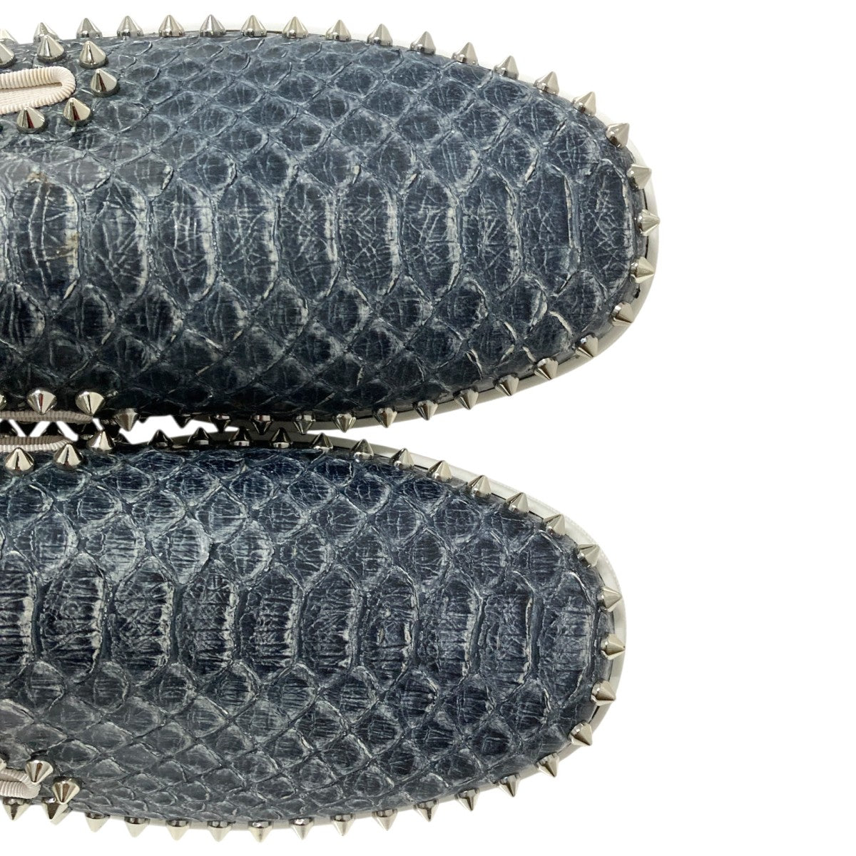 Christian Louboutin パイソンスタッズスリッポン 古着・中古-7枚目のアイテム画像