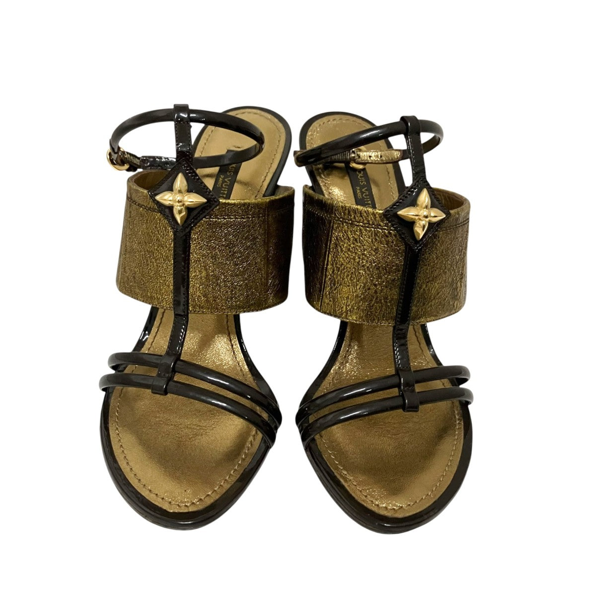 LOUIS VUITTON アンクルストラップサンダル 古着・中古-2枚目のアイテム画像