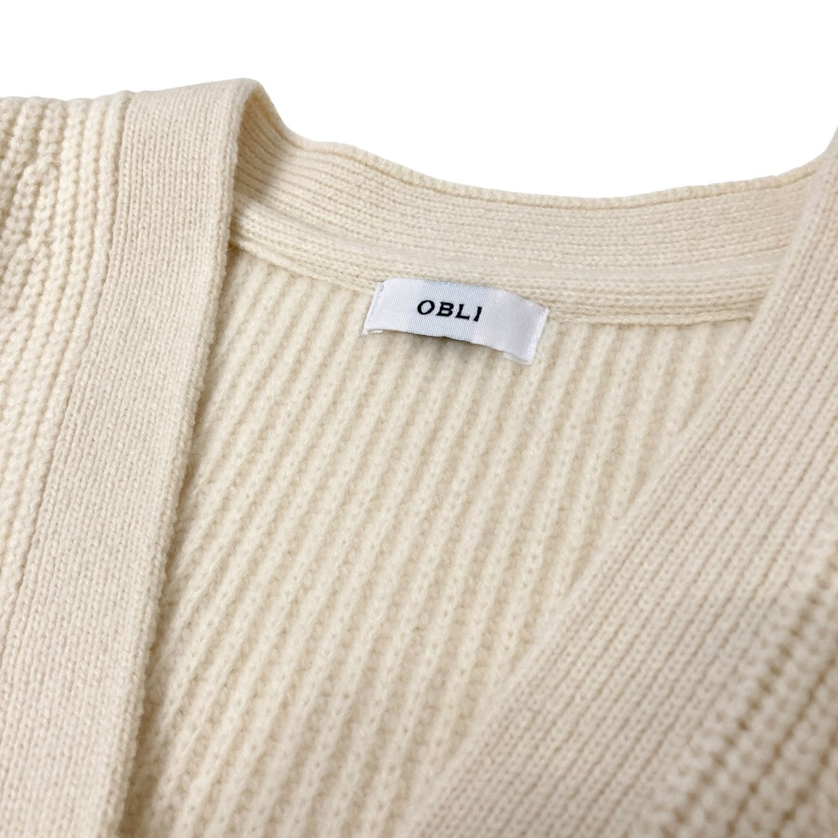 OBLI Vネックカーディガン23TTTT20 古着・中古-3枚目のアイテム画像