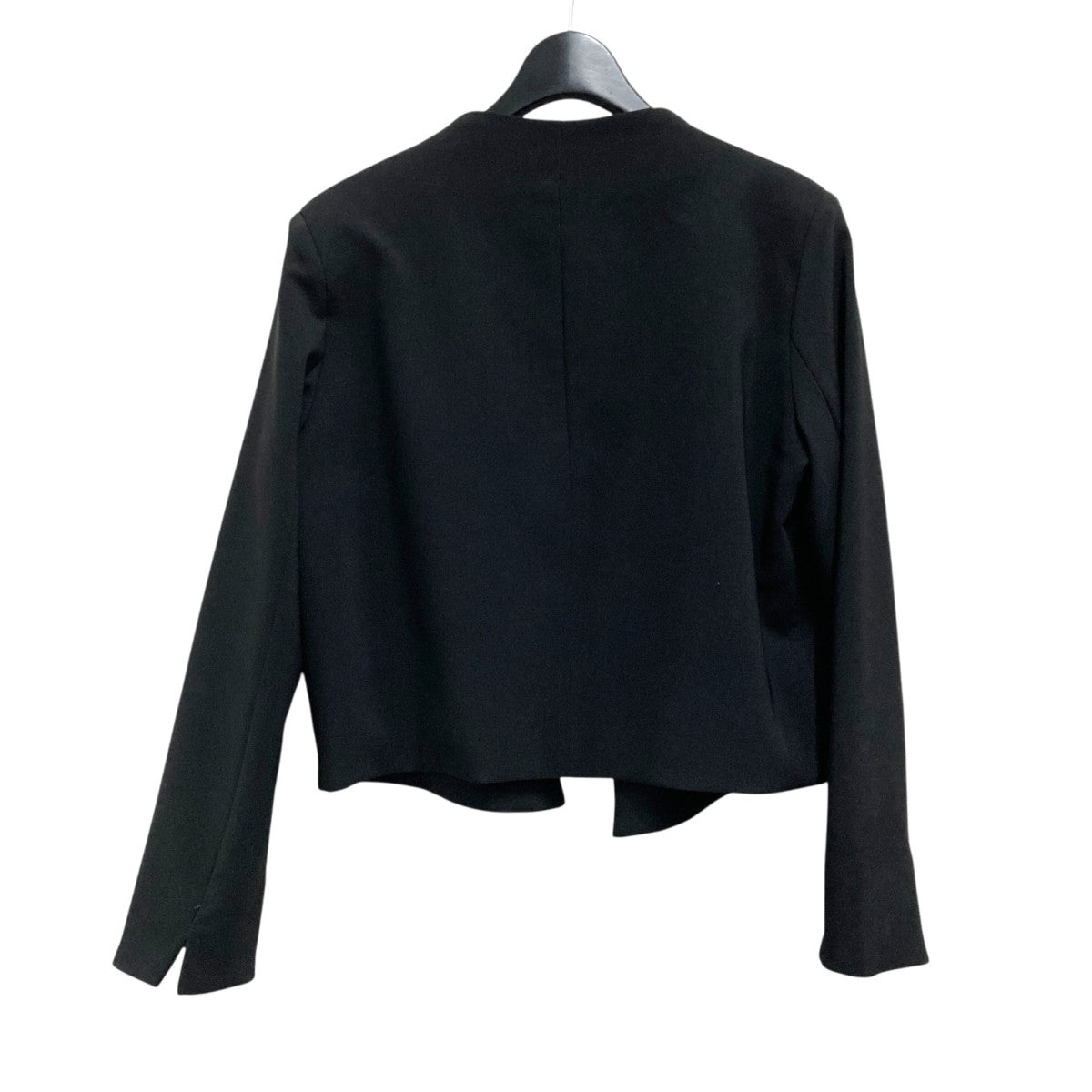 メゾンドドルチェ ♡Dolce. ノーカラージャケット ブラック Sサイズ maison de Dolce(メゾンドドルチェ) ノーカラージャケットmdsu21101bks