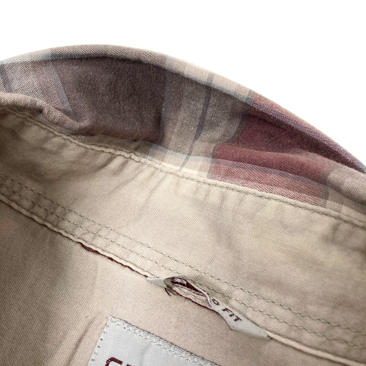 CarHartt チェックシャツ101750 古着・中古-5枚目のアイテム画像