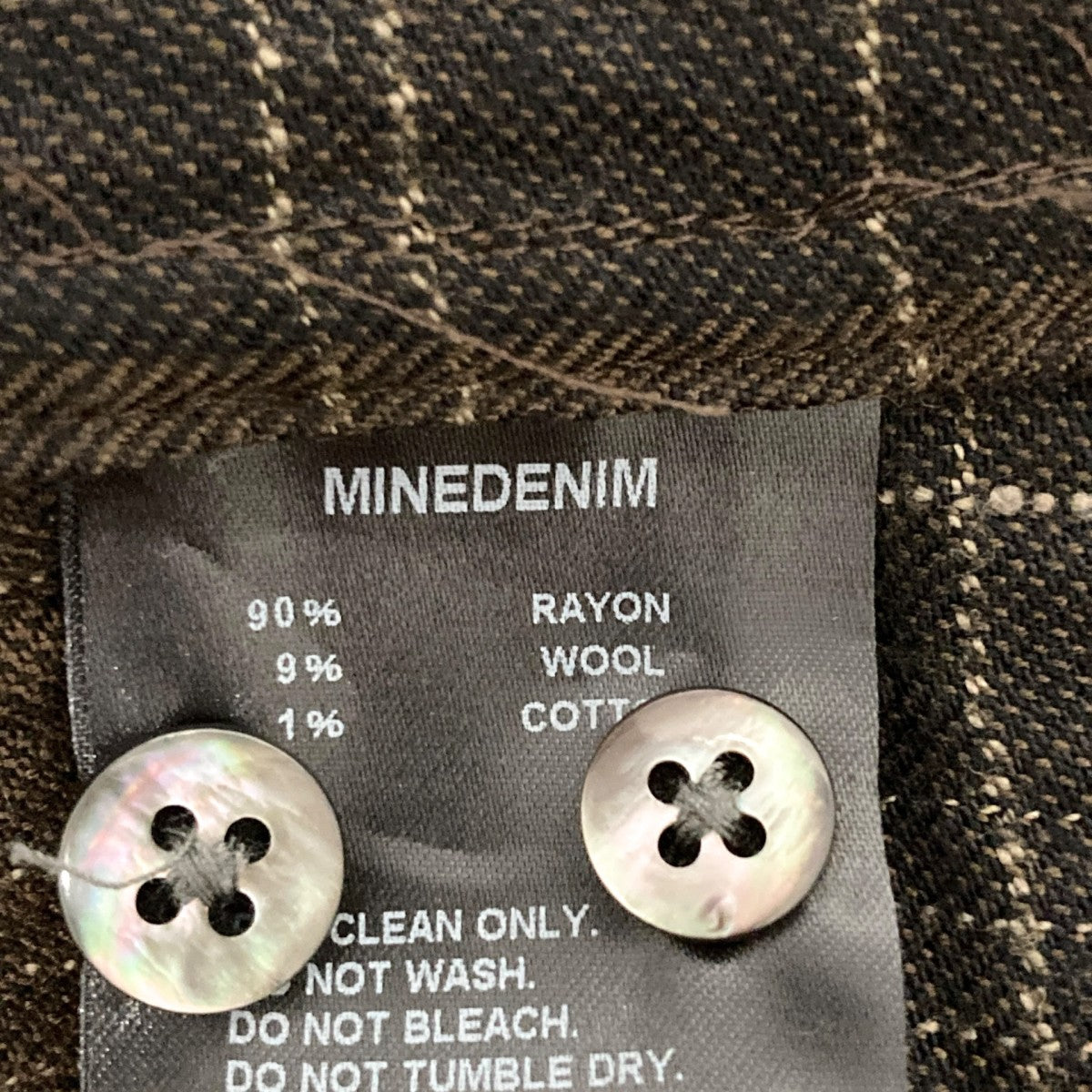 MINEDENIM チェックシャツ2309 5003 67 022 古着・中古-4枚目のアイテム画像
