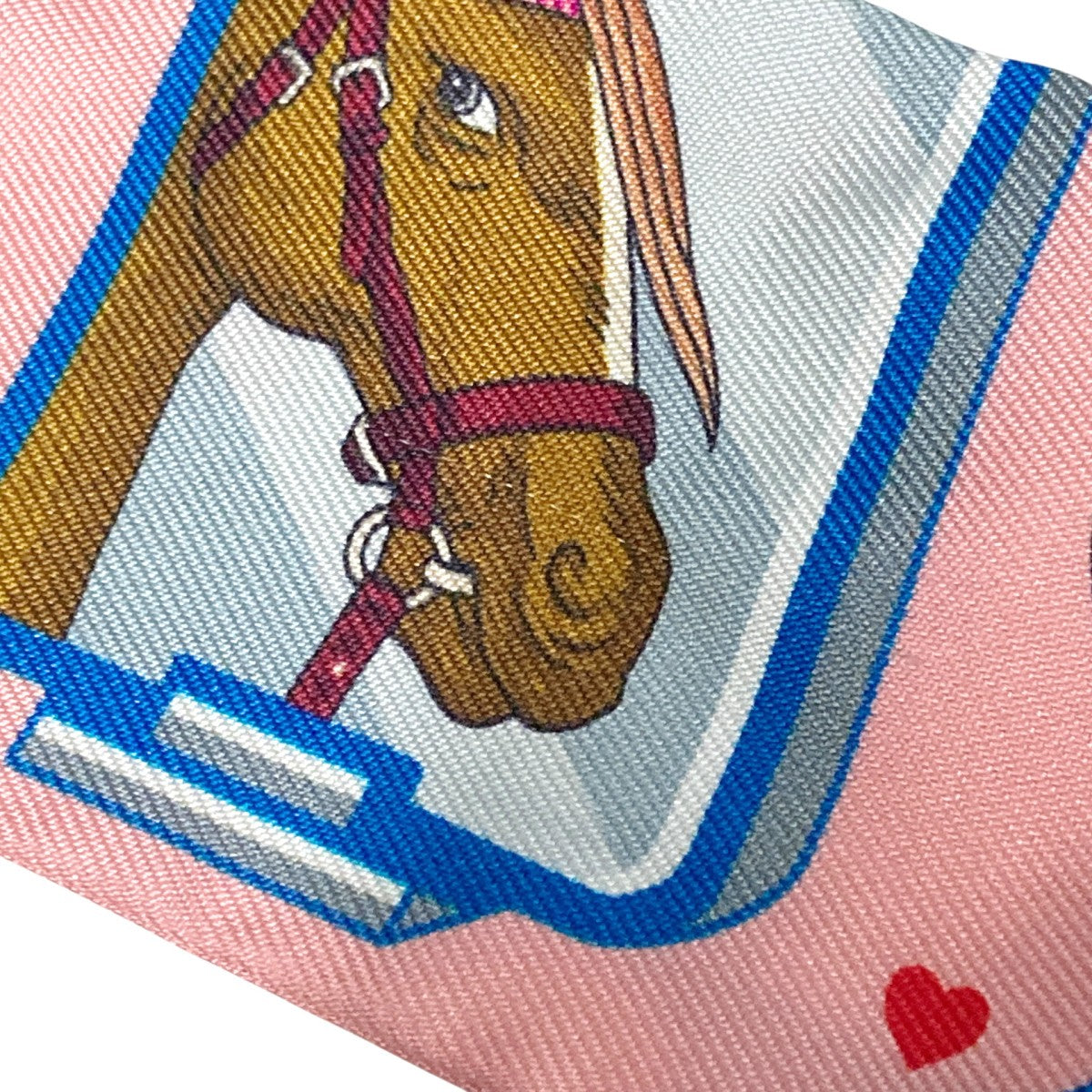 HERMES ツイリーエルメス・ストーリー総柄シルクスカーフ 古着・中古-6枚目のアイテム画像