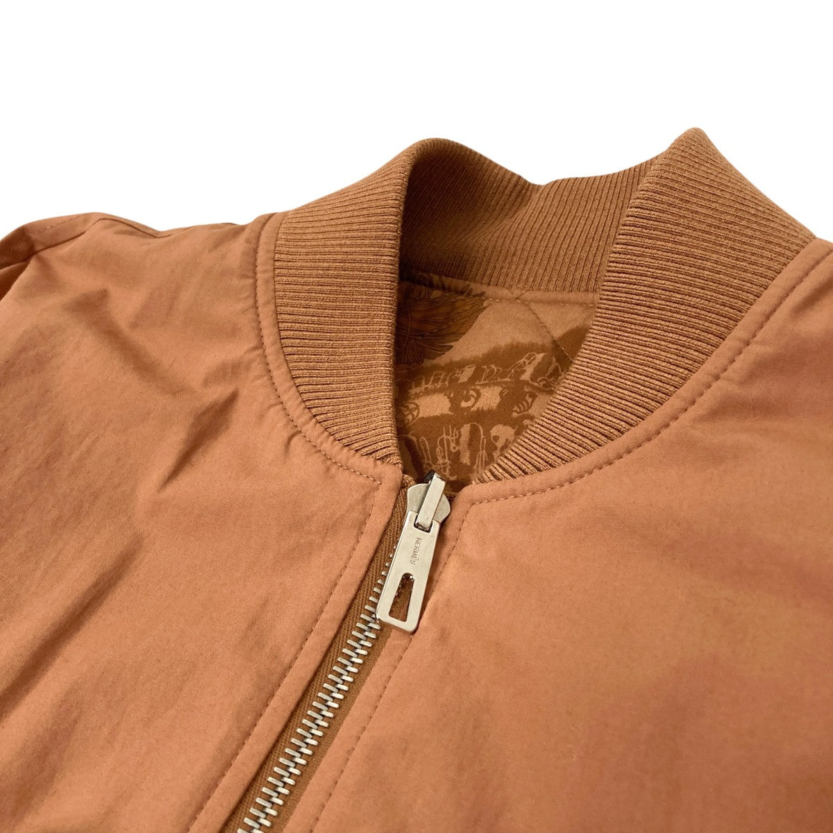 HERMES CLIQUETIS AQUARELLEリバーシブルジャケット2E0156DJ 古着・中古-5枚目のアイテム画像