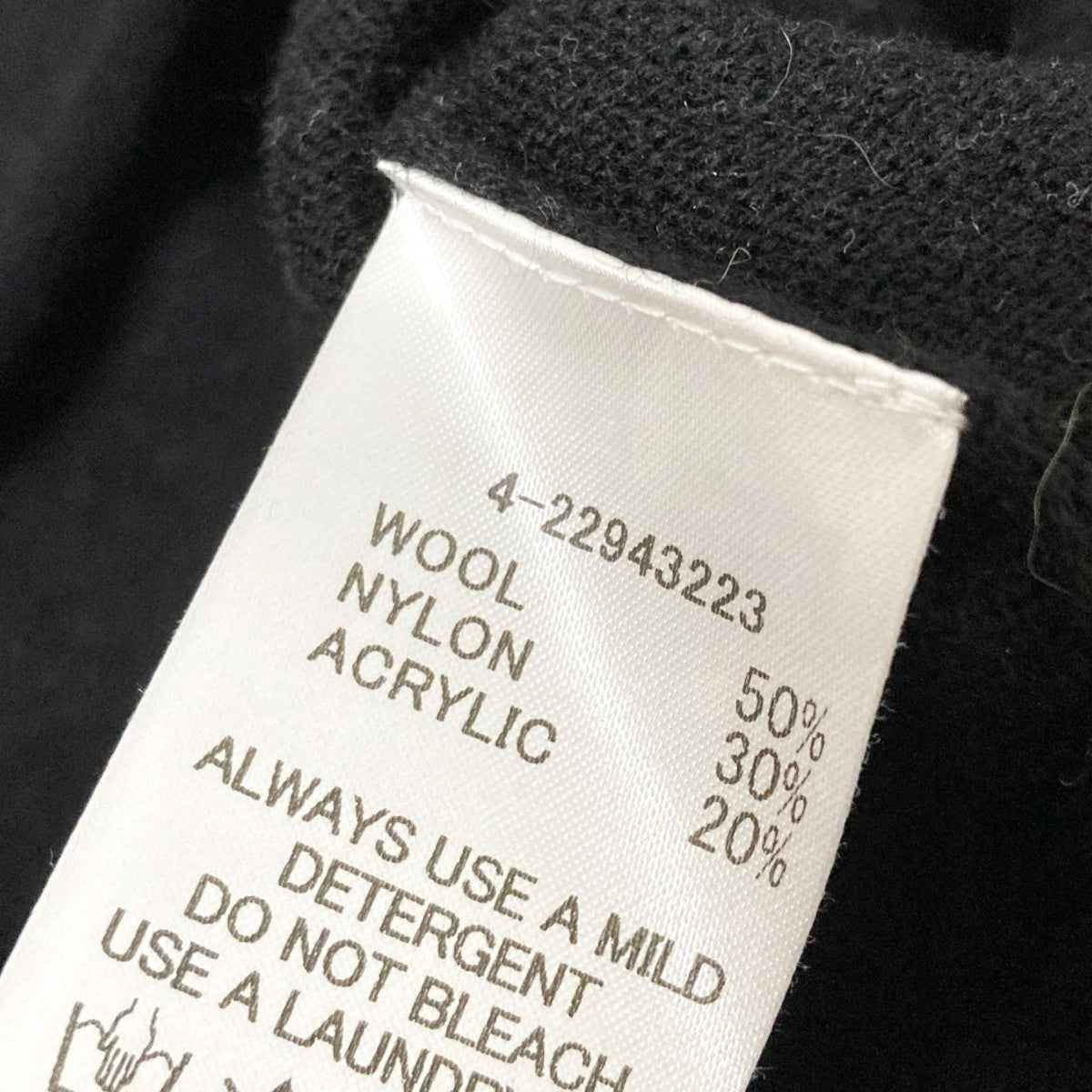 mizuiro-ind poncho like high neck P／O薄手ニット4 22943223 古着・中古-4枚目のアイテム画像