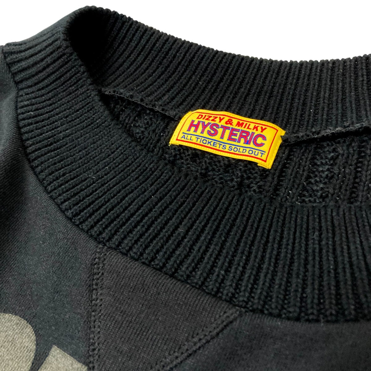 Hysteric Glamour THE ILLUSTRATED WOMAN切替ニット01253NS05 古着・中古-3枚目のアイテム画像