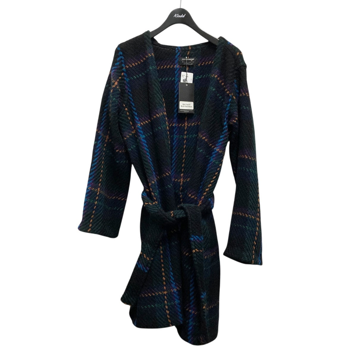John Branigan Belt Coat Rチェックベルテッドコート118209006 古着・中古-1枚目のアイテム画像