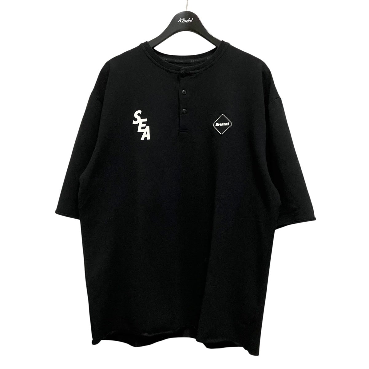 F．C．R．B．×WIND AND SEA ヘンリーネックカットソーFCRB 230142 古着・中古-1枚目のアイテム画像