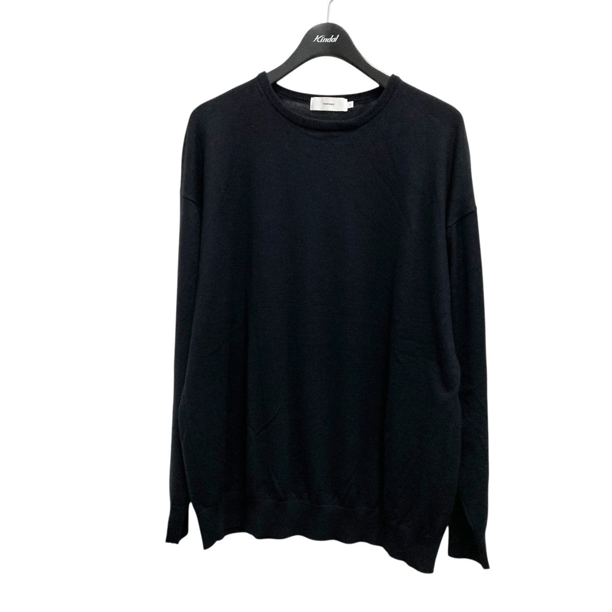 Graphpaper High Gauge Crew Neck KnitクルーネックニットGU223 80118B 古着・中古-1枚目のアイテム画像