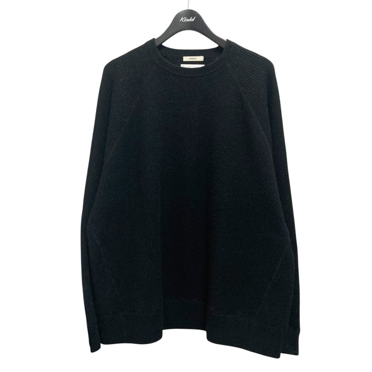 Waffle Cashmere Raglan Long Sleeve Teeラグランニット