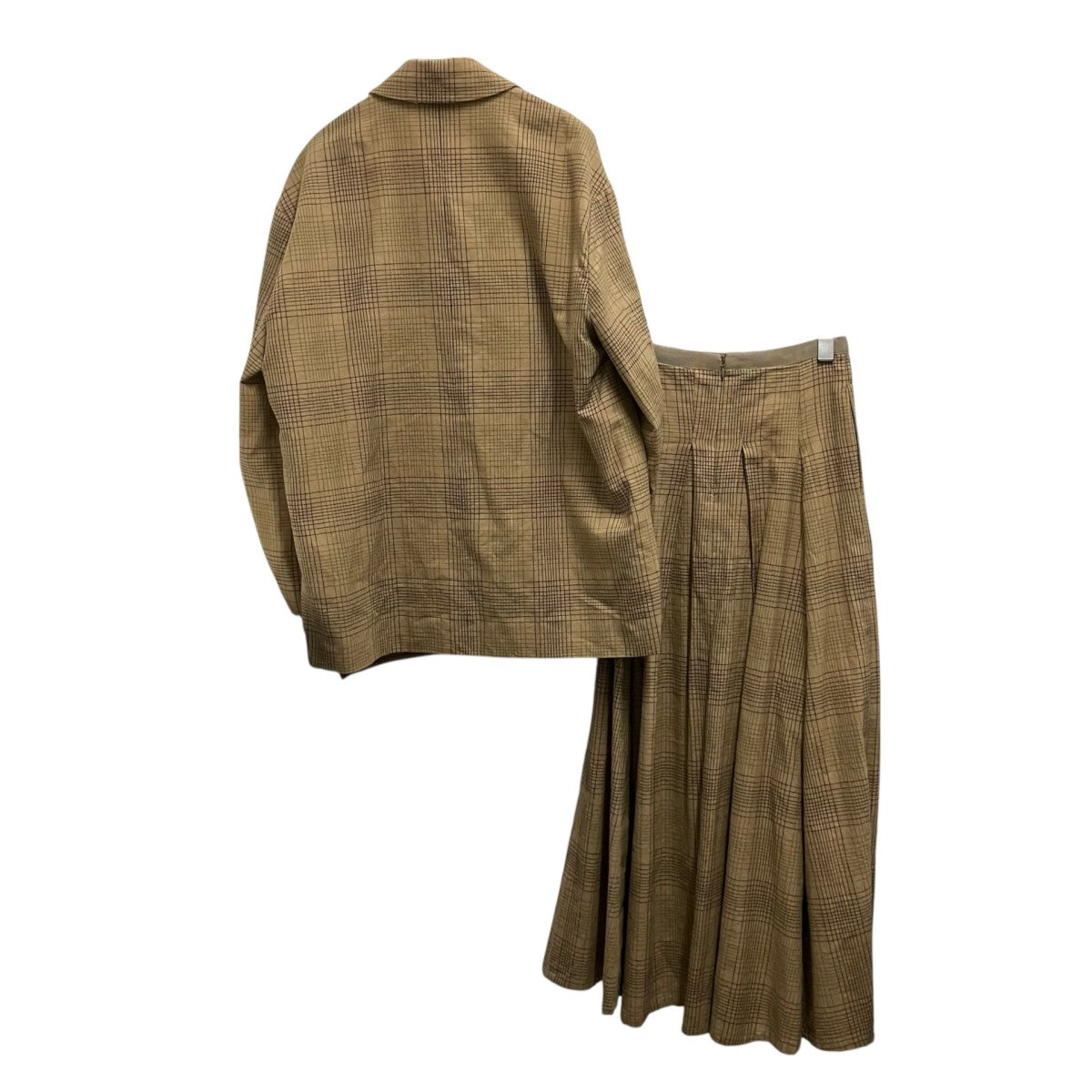 CLANE チェックセットアップスーツ18103 0411/18109 6051 古着・中古-2枚目のアイテム画像