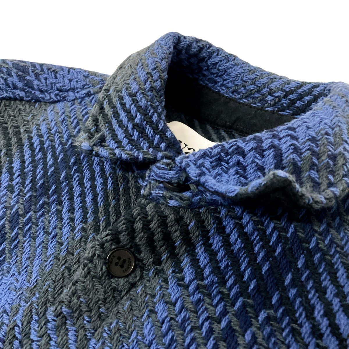 wax london チェック柄CPOジャケットAW23 OSH WHI AWU NBU 古着・中古-3枚目のアイテム画像