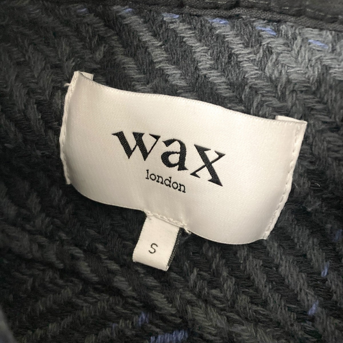 wax london チェック柄CPOジャケットAW23 OSH WHI AWU NBU 古着・中古-4枚目のアイテム画像