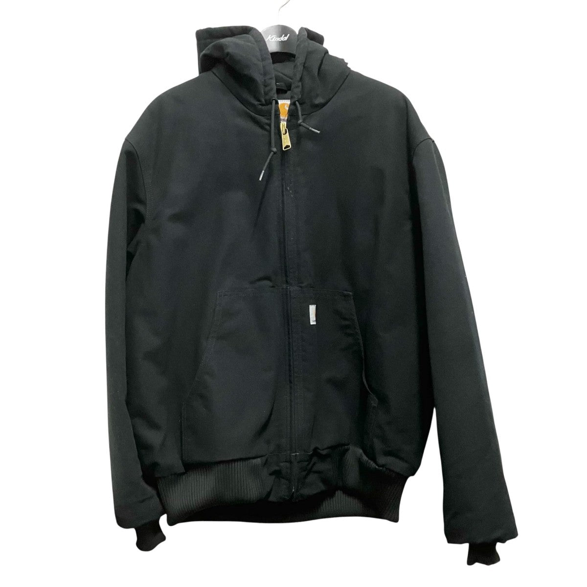 CarHartt BLK QUILTED FLANNEL DUCK ACTIVE JACKET中綿ジャケットJ 140 古着・中古-1枚目のアイテム画像
