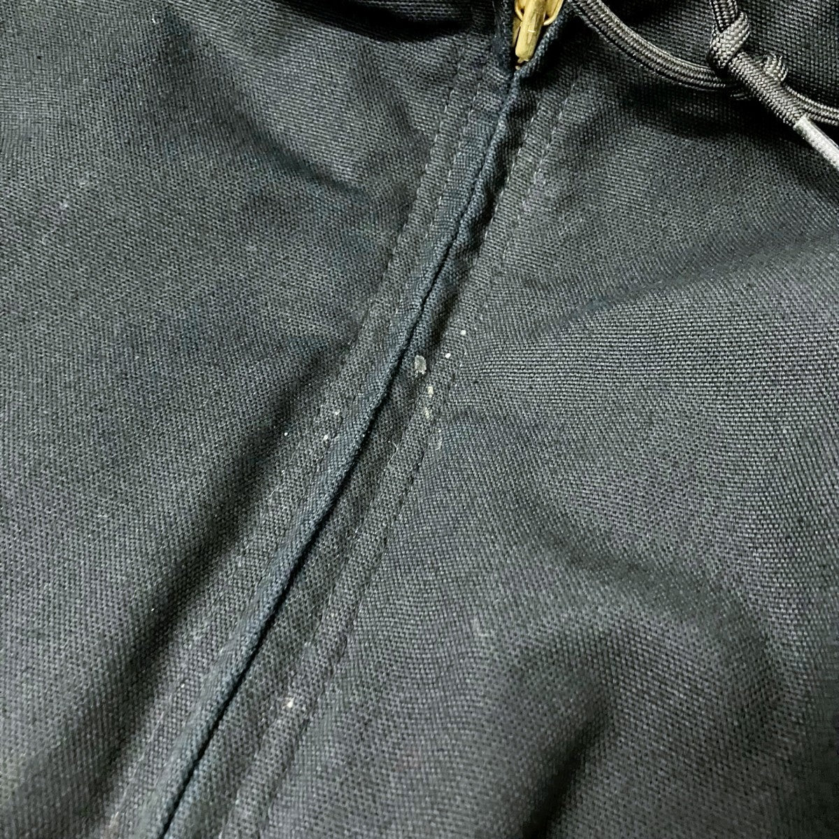 CarHartt BLK QUILTED FLANNEL DUCK ACTIVE JACKET中綿ジャケットJ 140 古着・中古-7枚目のアイテム画像
