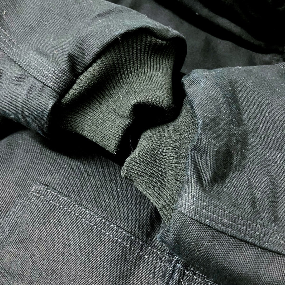 CarHartt BLK QUILTED FLANNEL DUCK ACTIVE JACKET中綿ジャケットJ 140 古着・中古-8枚目のアイテム画像