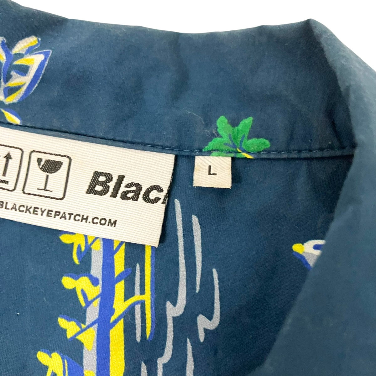 BlackEyePatch アロハシャツ 古着・中古-4枚目のアイテム画像