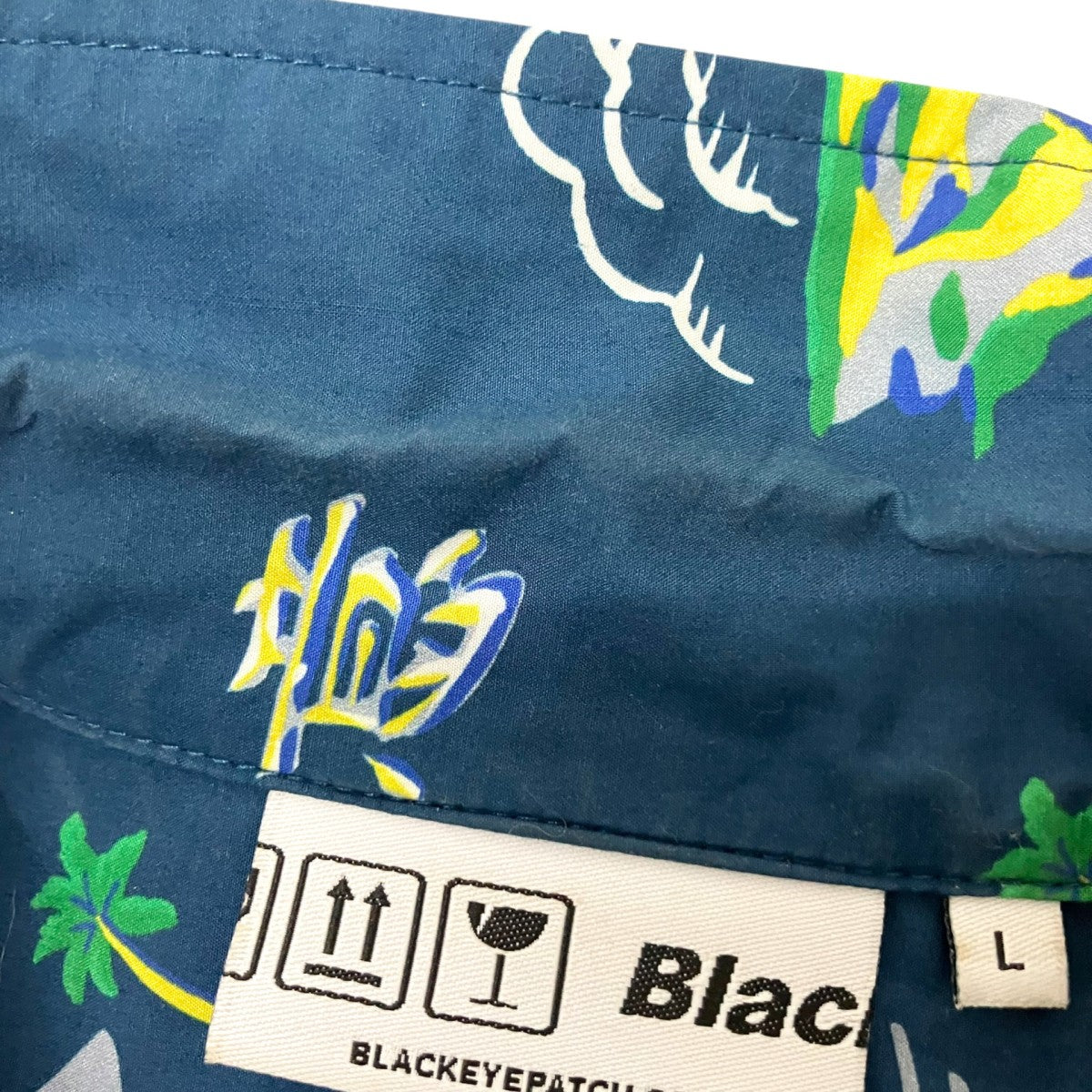 BlackEyePatch アロハシャツ 古着・中古-5枚目のアイテム画像