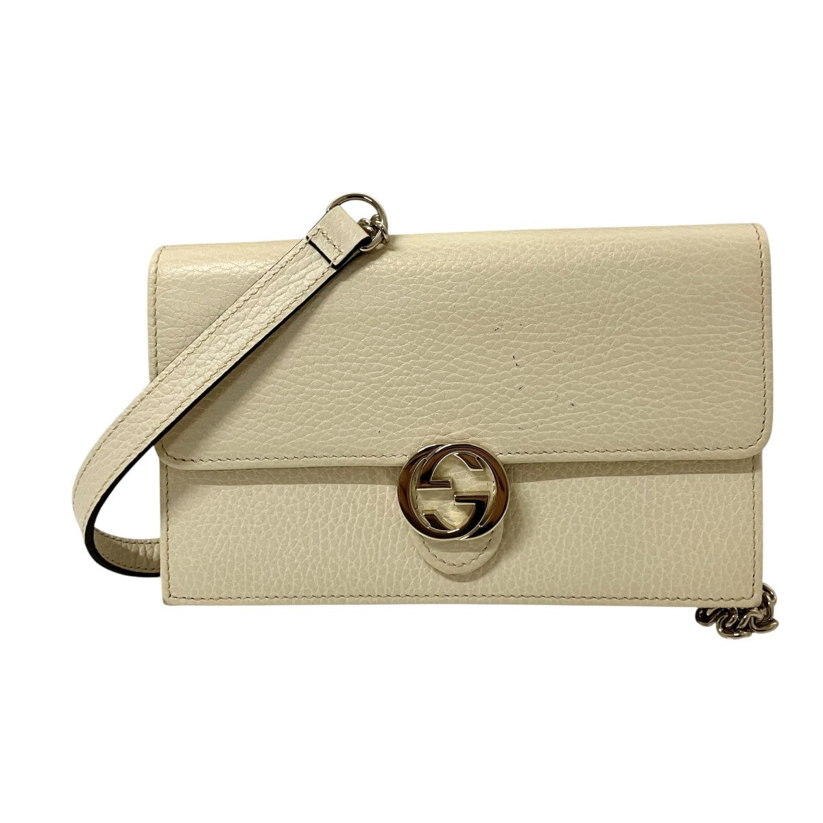 GUCCI インターロッキングGチェーンショルダーバッグ615523･493075 古着・中古-1枚目のアイテム画像