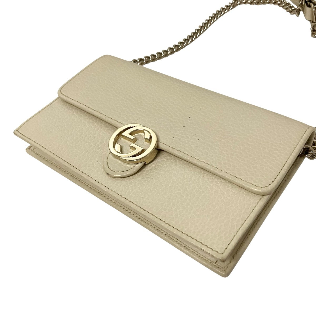 GUCCI(グッチ) インターロッキングGチェーンショルダーバッグ615523