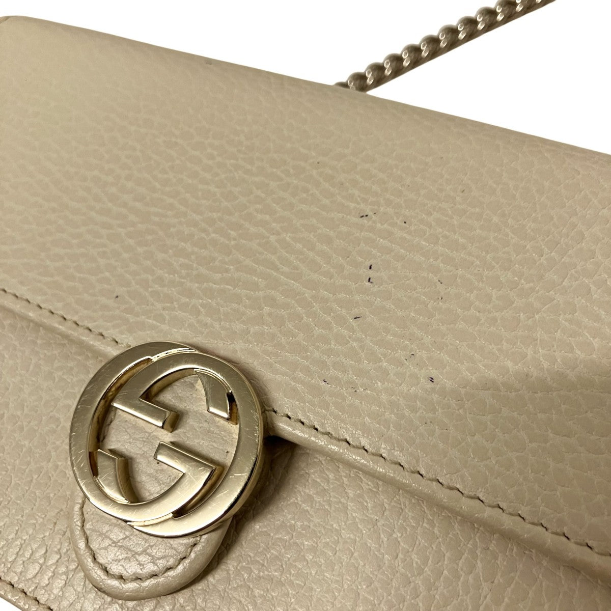 GUCCI インターロッキングGチェーンショルダーバッグ615523･493075 古着・中古-4枚目のアイテム画像