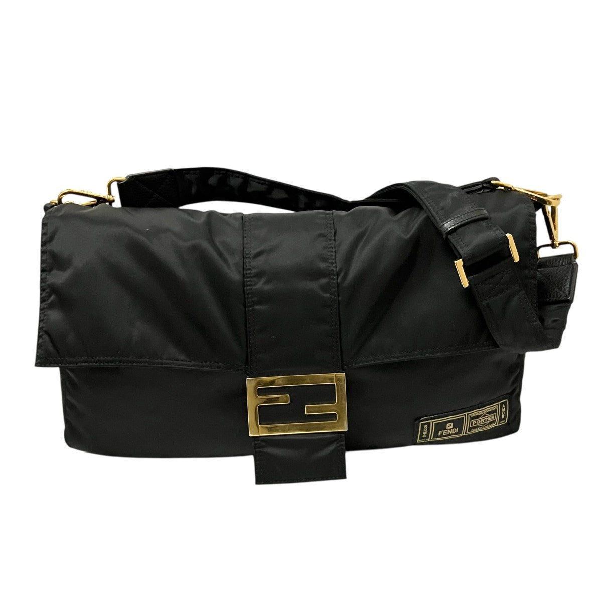 FENDI×PORTER BUGUETTE NYLON BAGショルダーバッグ7VA474 A91S 古着・中古-1枚目のアイテム画像