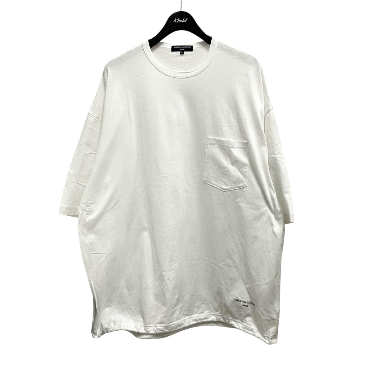 COMME des GARCONS HOMME 胸ポケット半袖TシャツHN T002 古着・中古-1枚目のアイテム画像