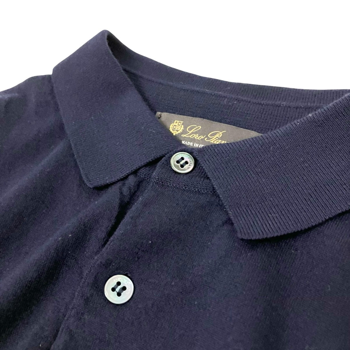 LORO PIANA ポロシャツFAI2551 古着・中古-3枚目のアイテム画像