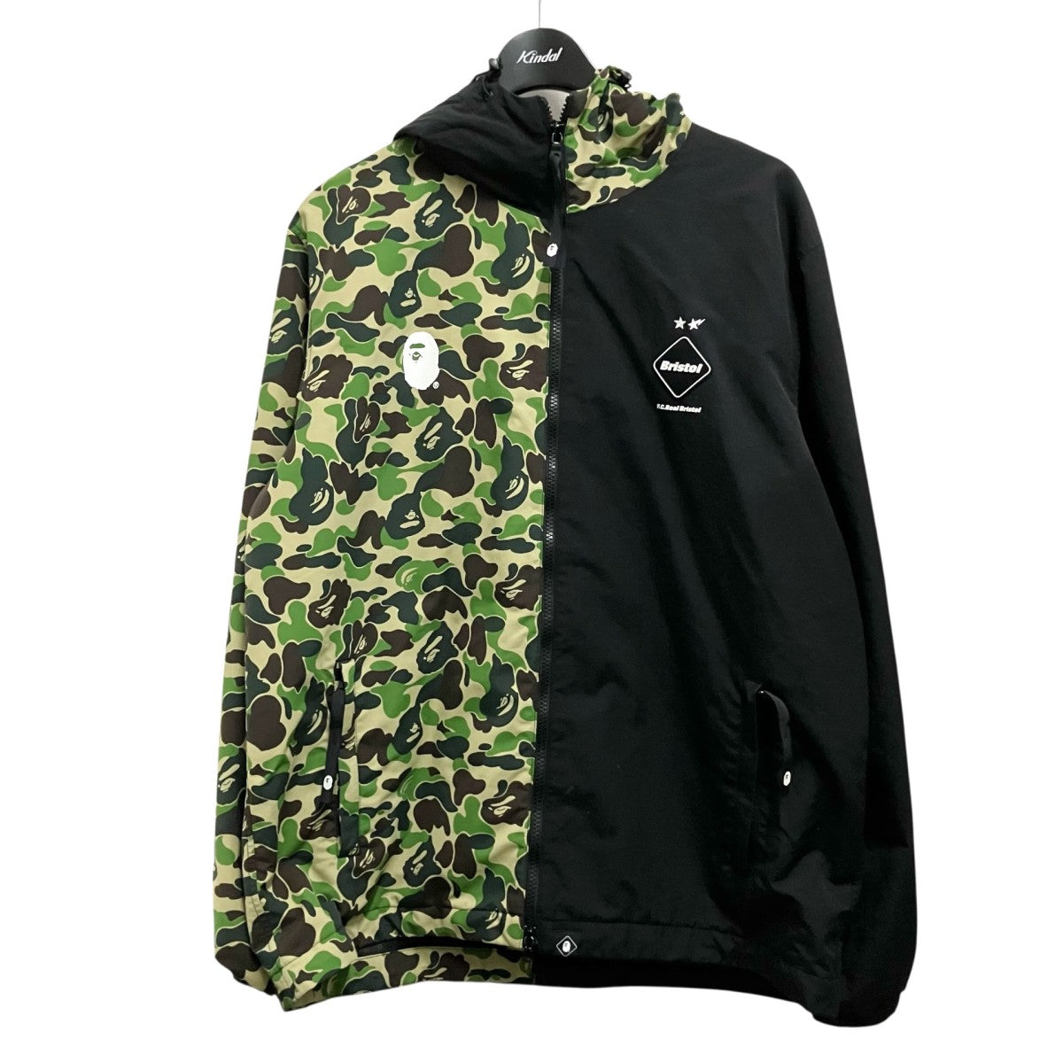 A BATHING APE×F．C．R．B． SEPARATE PRACTICE JACKETカモフラ柄ジャケットFCRB 190104 古着・中古-1枚目のアイテム画像