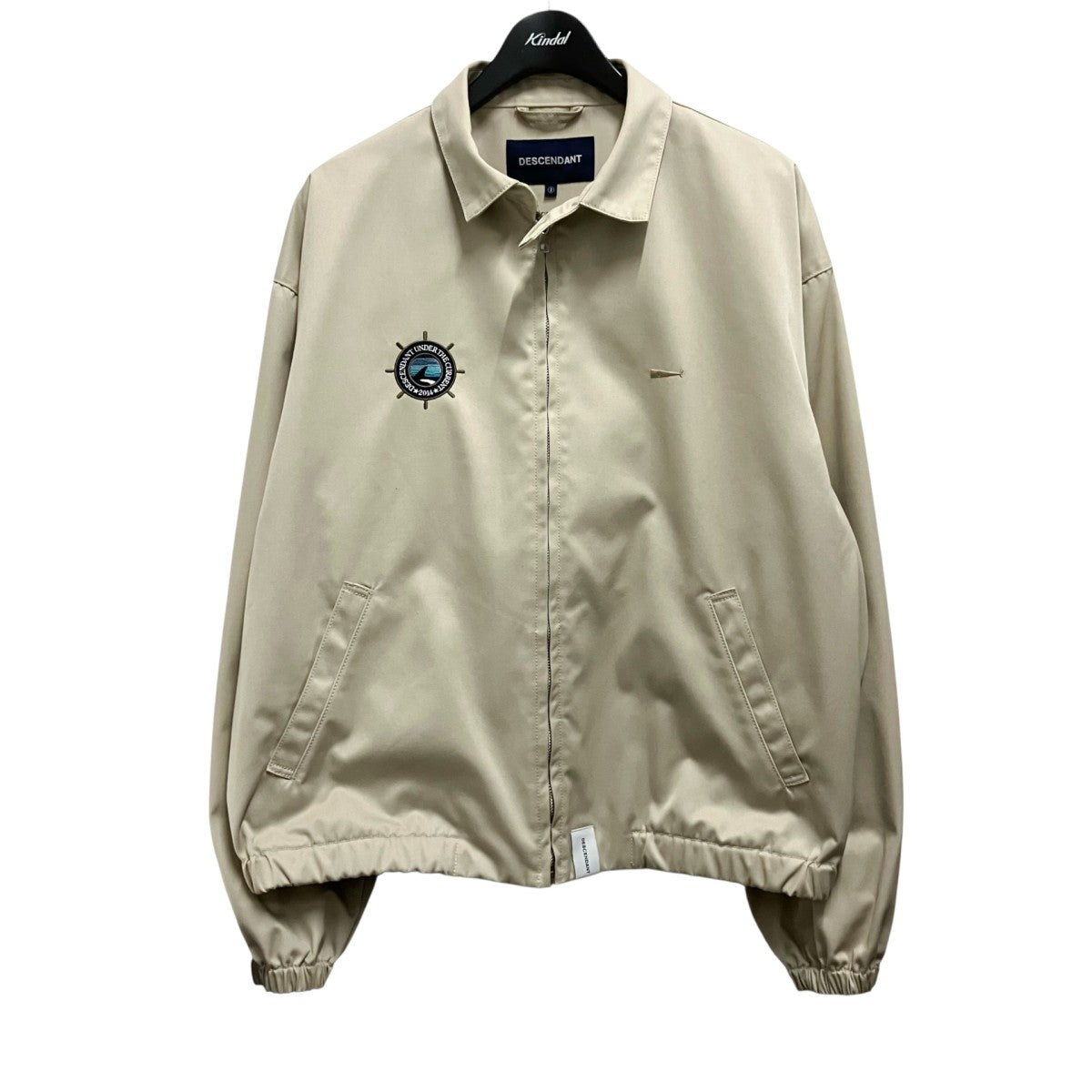 DESCENDANT BINO TC TWILL JACKET ANTISTATICジップジャケット 古着・中古-1枚目のアイテム画像