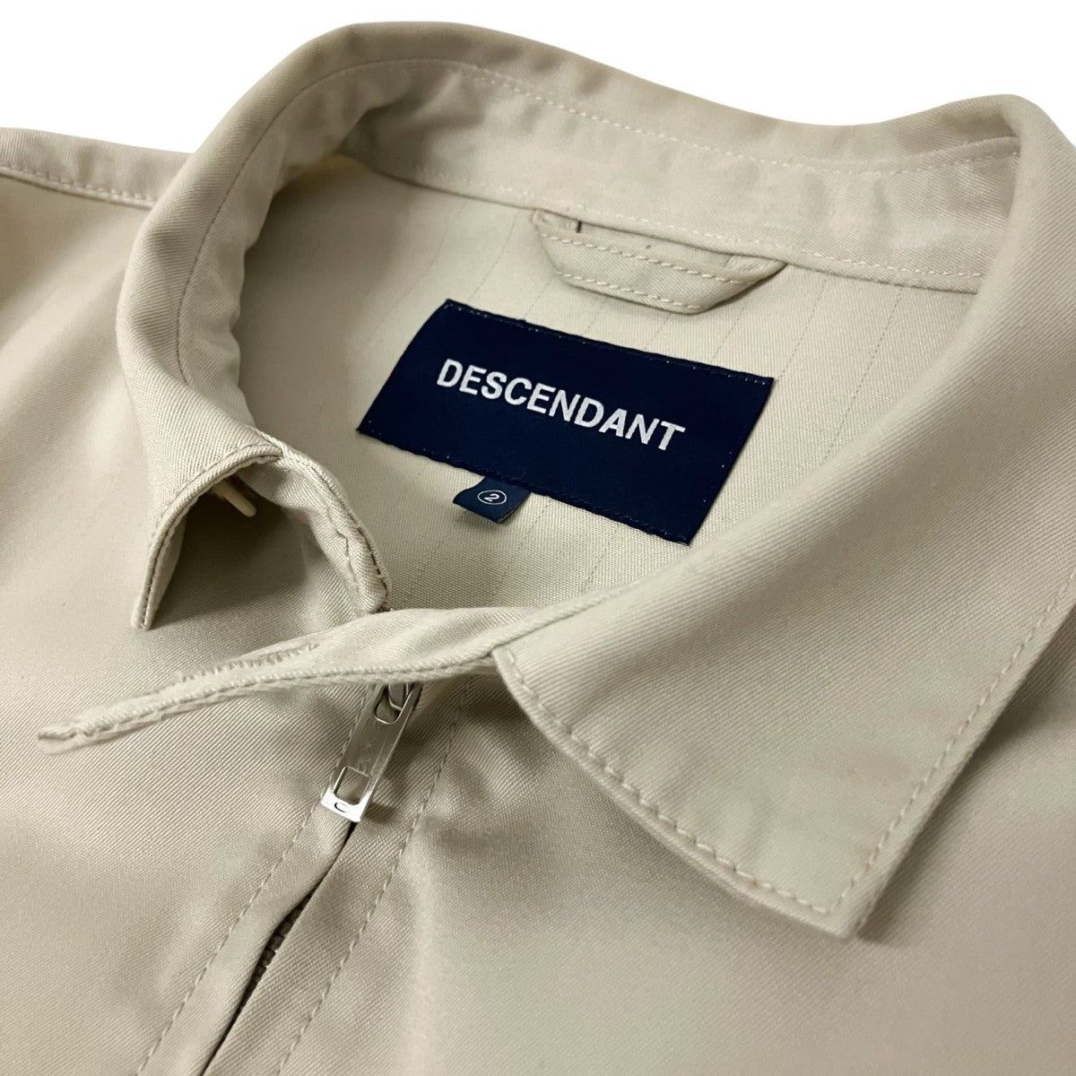 DESCENDANT BINO TC TWILL JACKET ANTISTATICジップジャケット 古着・中古-3枚目のアイテム画像