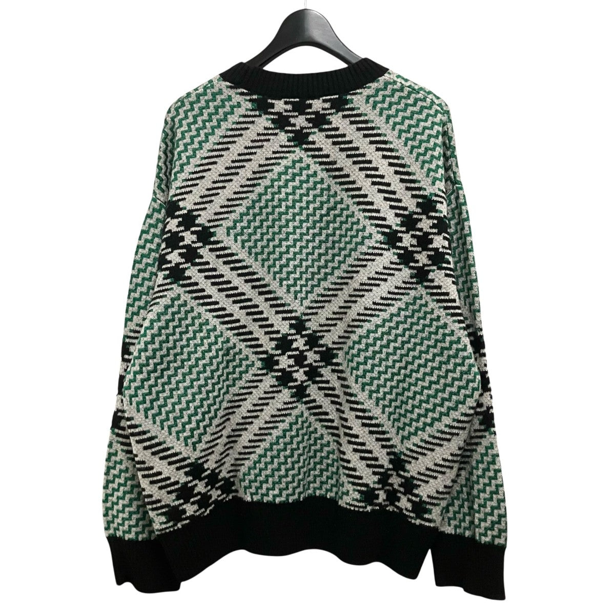 DRIES VAN NOTEN 総柄ニット 古着・中古-2枚目のアイテム画像